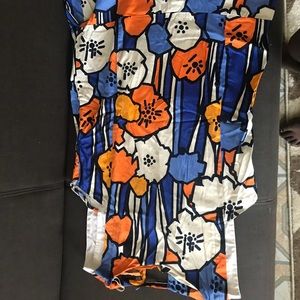 Zara African print mini dress